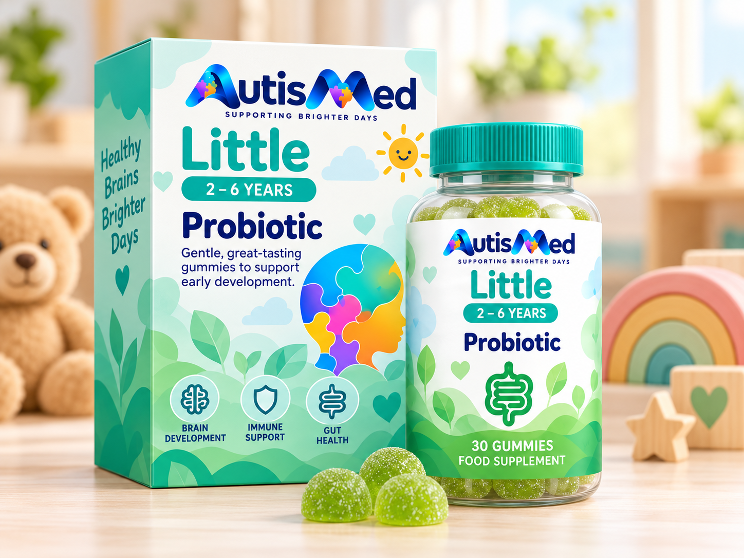 AutisMed Little Probiotic, 2–6 years