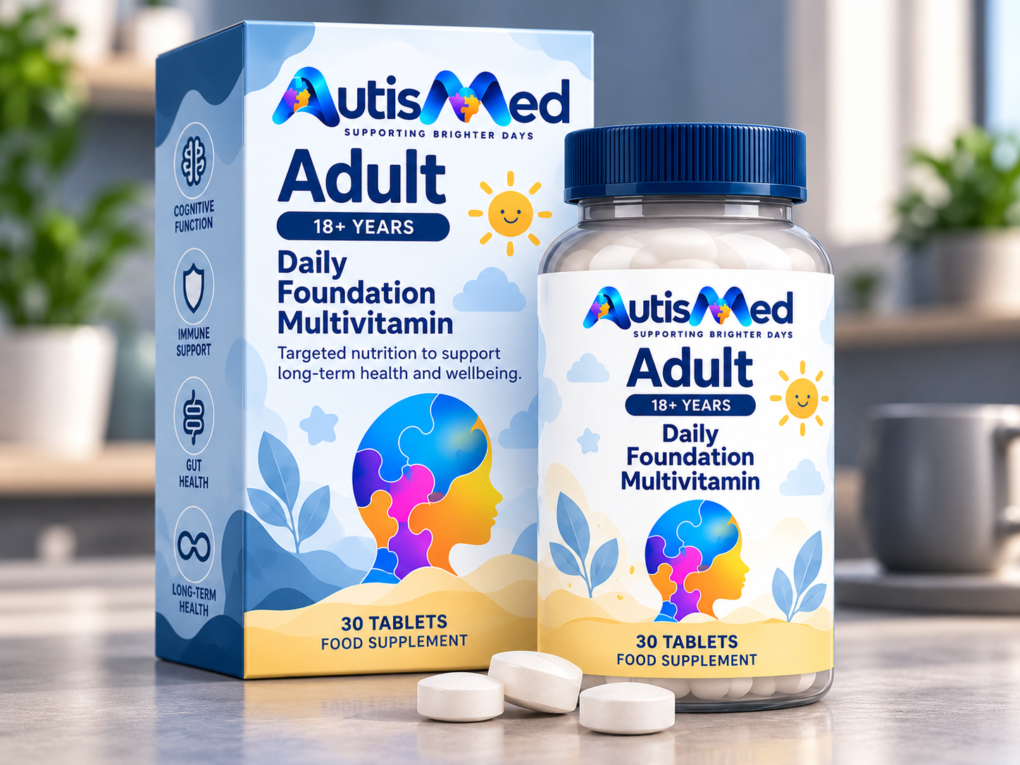 AutisMed Adult Daily Foundation Multivitamin, 18+ years